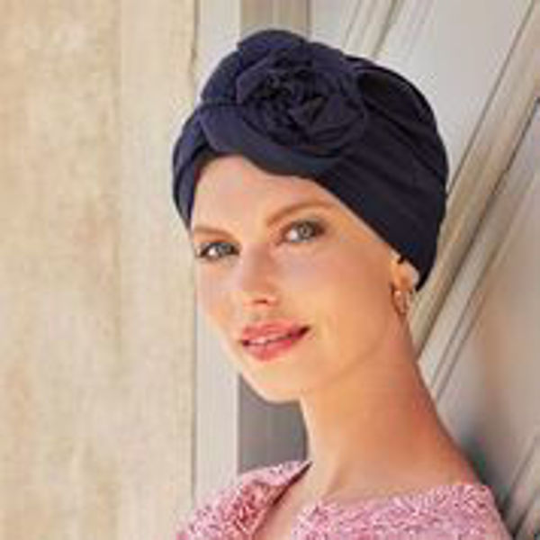 ZURI TURBAN - Black Iris