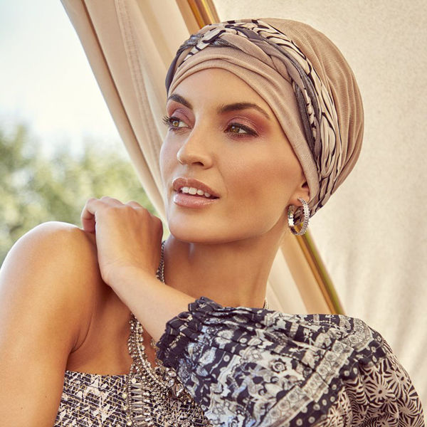 SCARLETT - Beige & Brown Zebra Mix