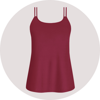 Valletta Top - Deep Red