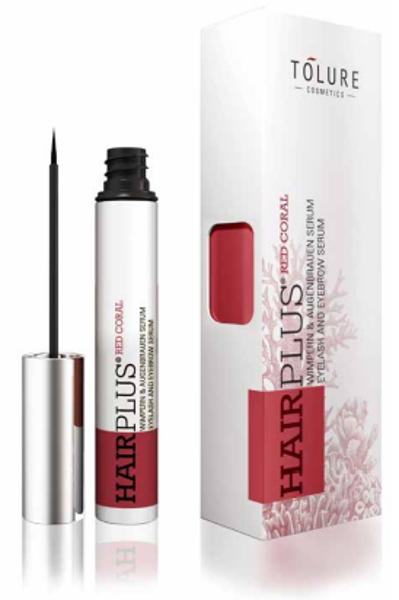 Tolure HairPlus Red Coral -Eyelash & Eyebrow Serum