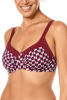 Amoena Apulia - Bikini Top Padded - Bordeaux/Multi