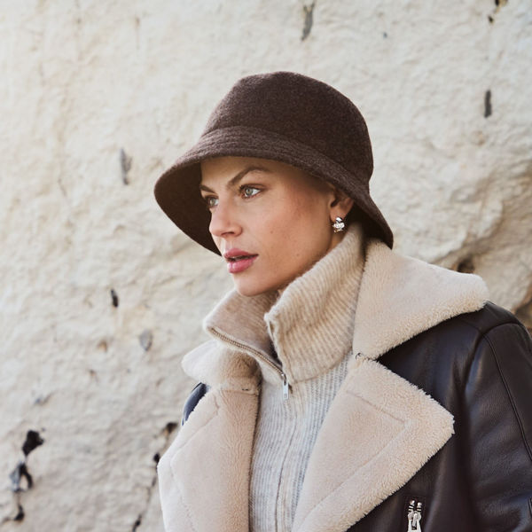 HocAurelia Hat - Wolly Brown