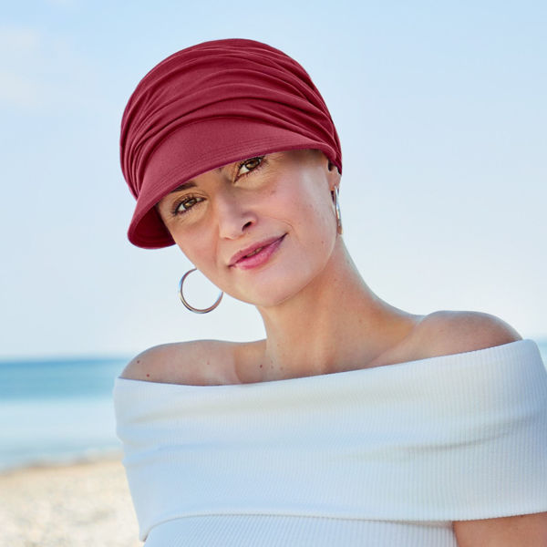 HocSolana Sun Cap -  Red Bud